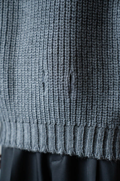 Belt. Slit Knit in Merinos d`Arles