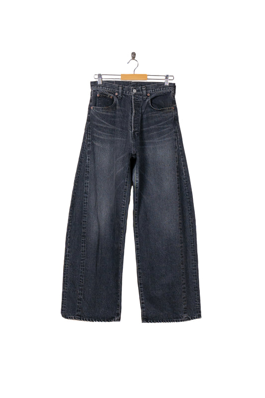 DEFORMATION WIDE VINTAGE DENIM JEANS (ST.1072)