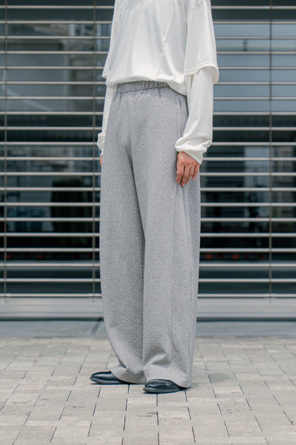 YAK/COTTON SWEAT EASY TROUSERS(ST.1288)