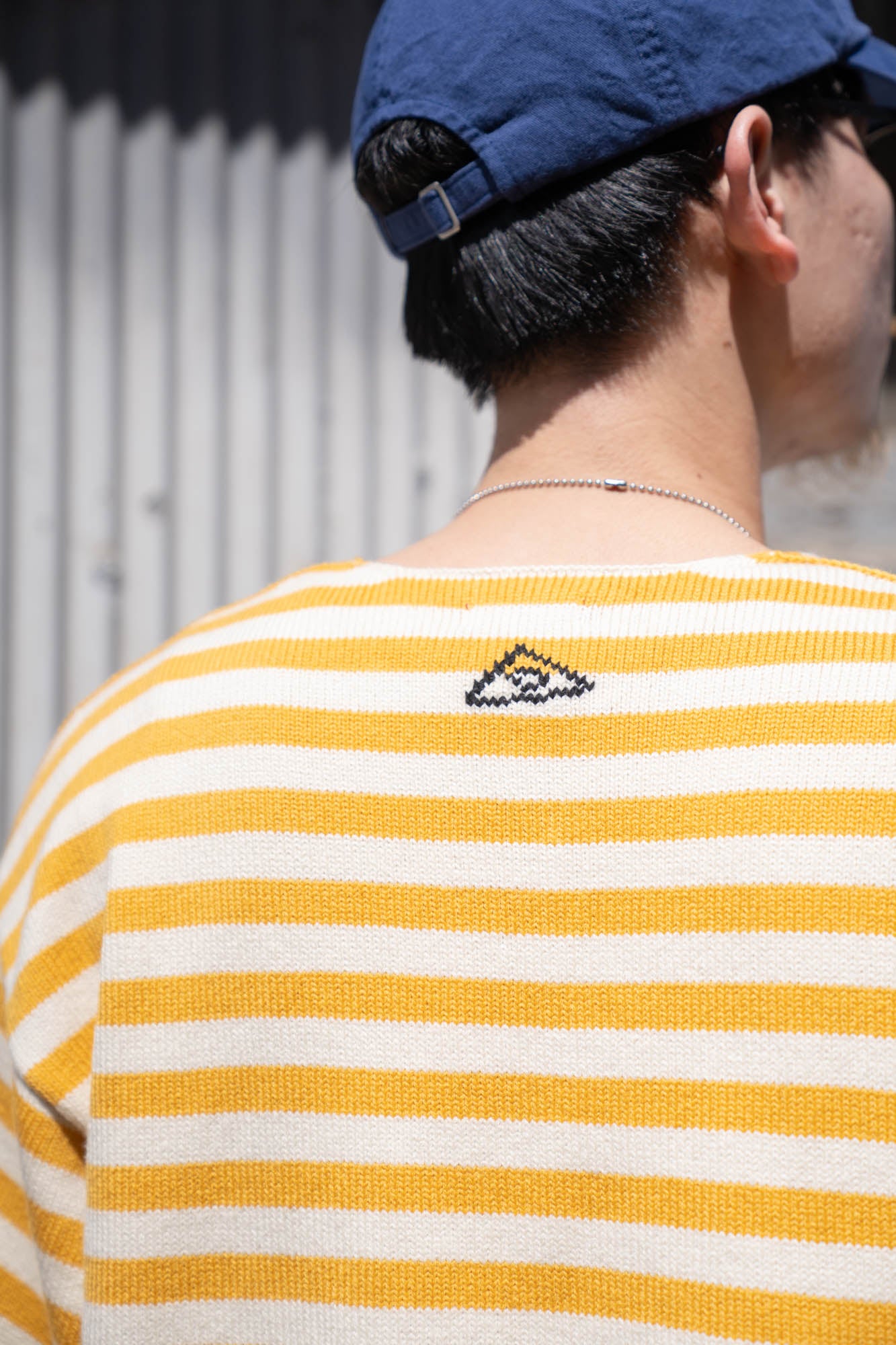 Cotton skipper border pullover