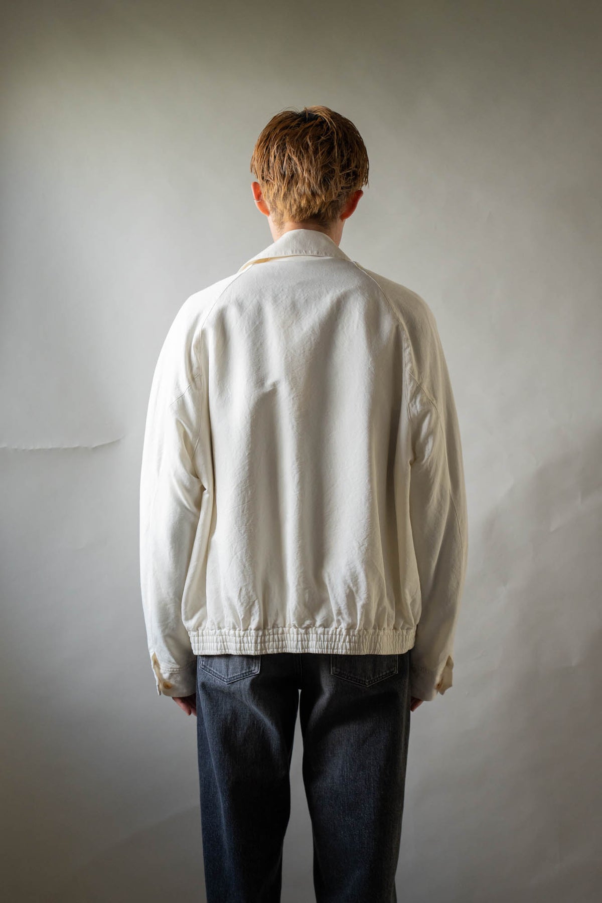 Washed Wool Silk Sports Jacket