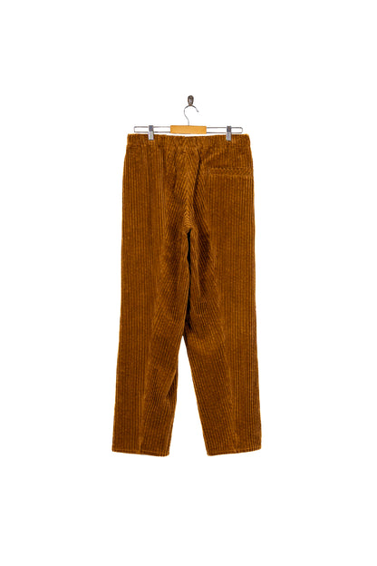 Cotton Corduroy Wide-leg Drawstring Trouser