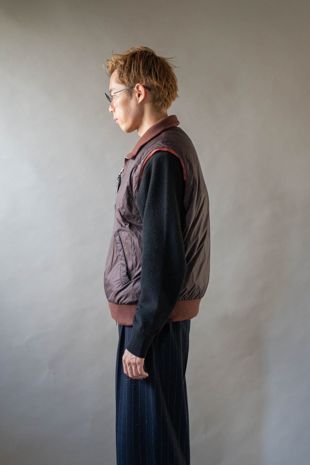 08sircus × TAION Down detachable bomber reversible