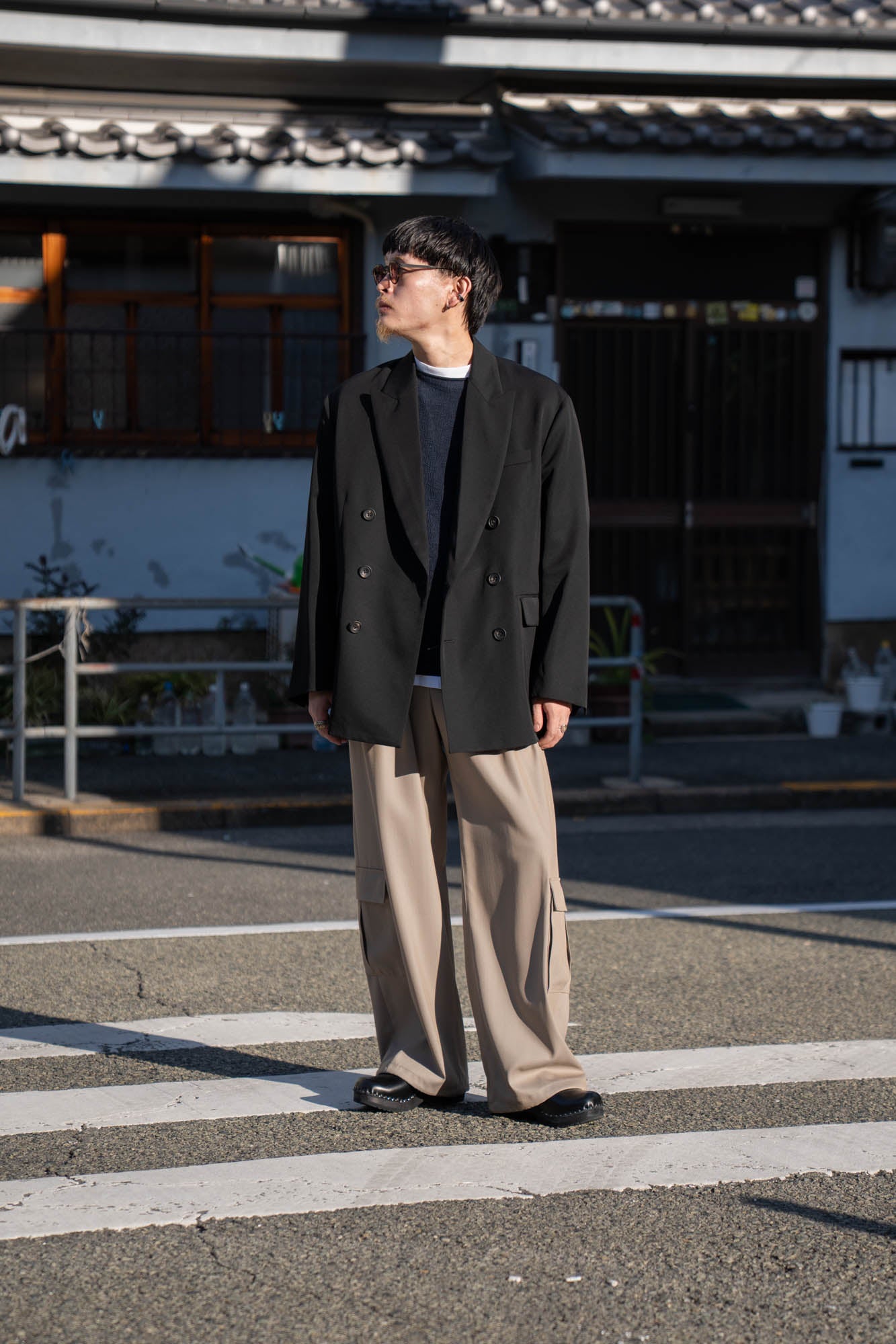 OVERSIZED DOUBLE BREASTED JACKET(ST.1411) | ジャケット ssstein