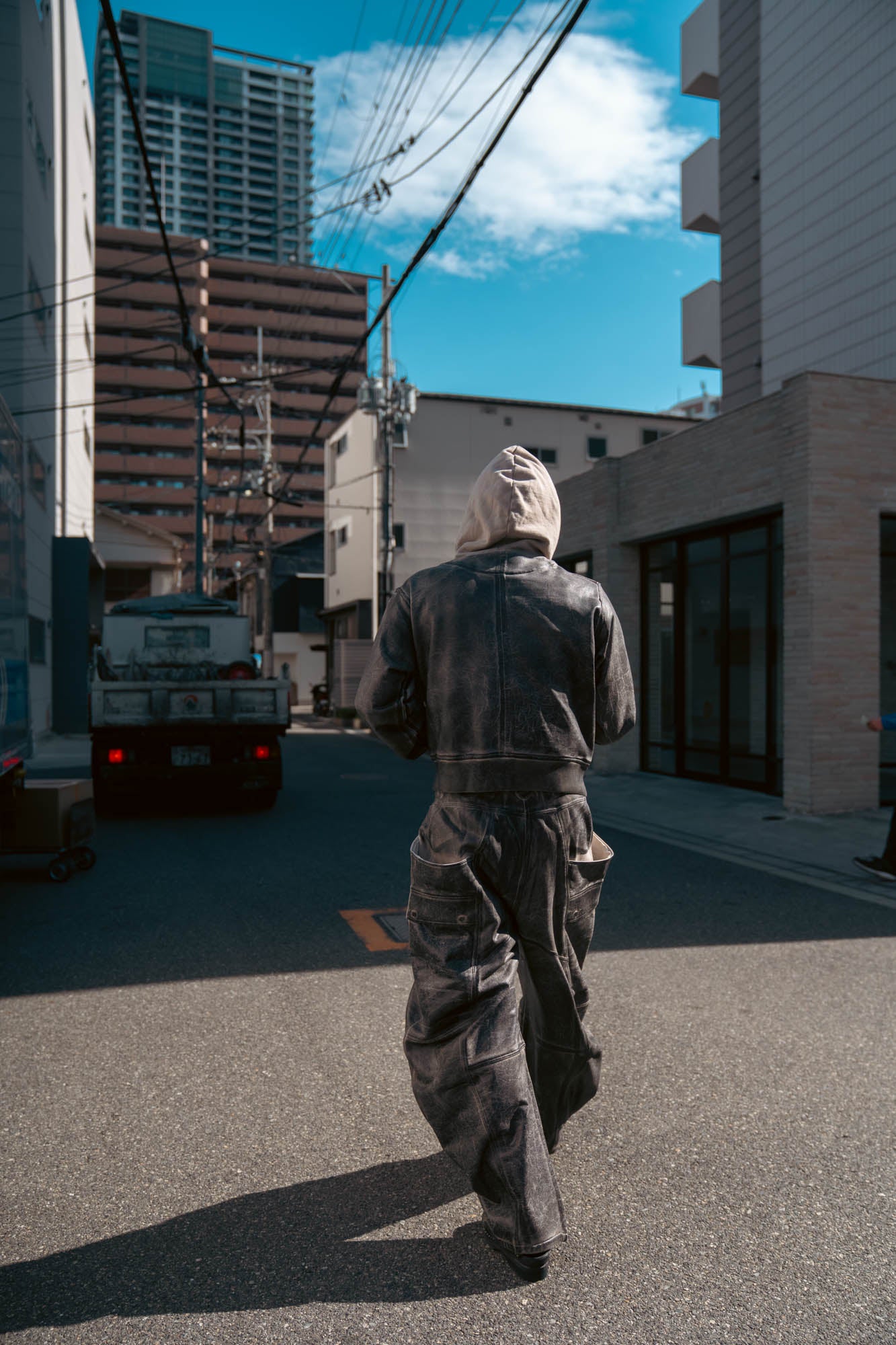 CRACKING COATED RIDERS PARKA .15