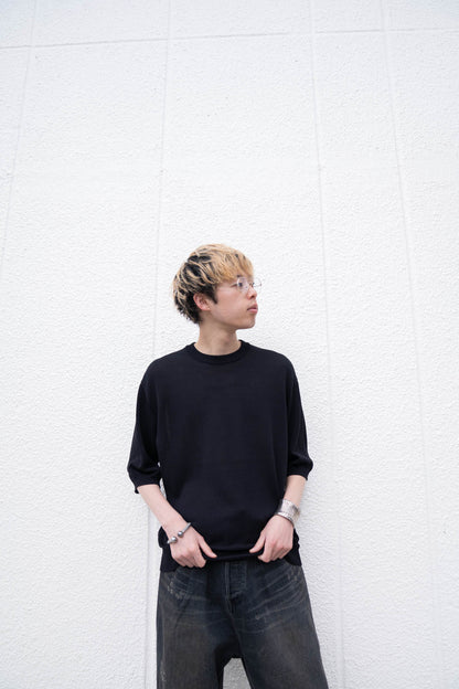 Wide knit T-Shirt