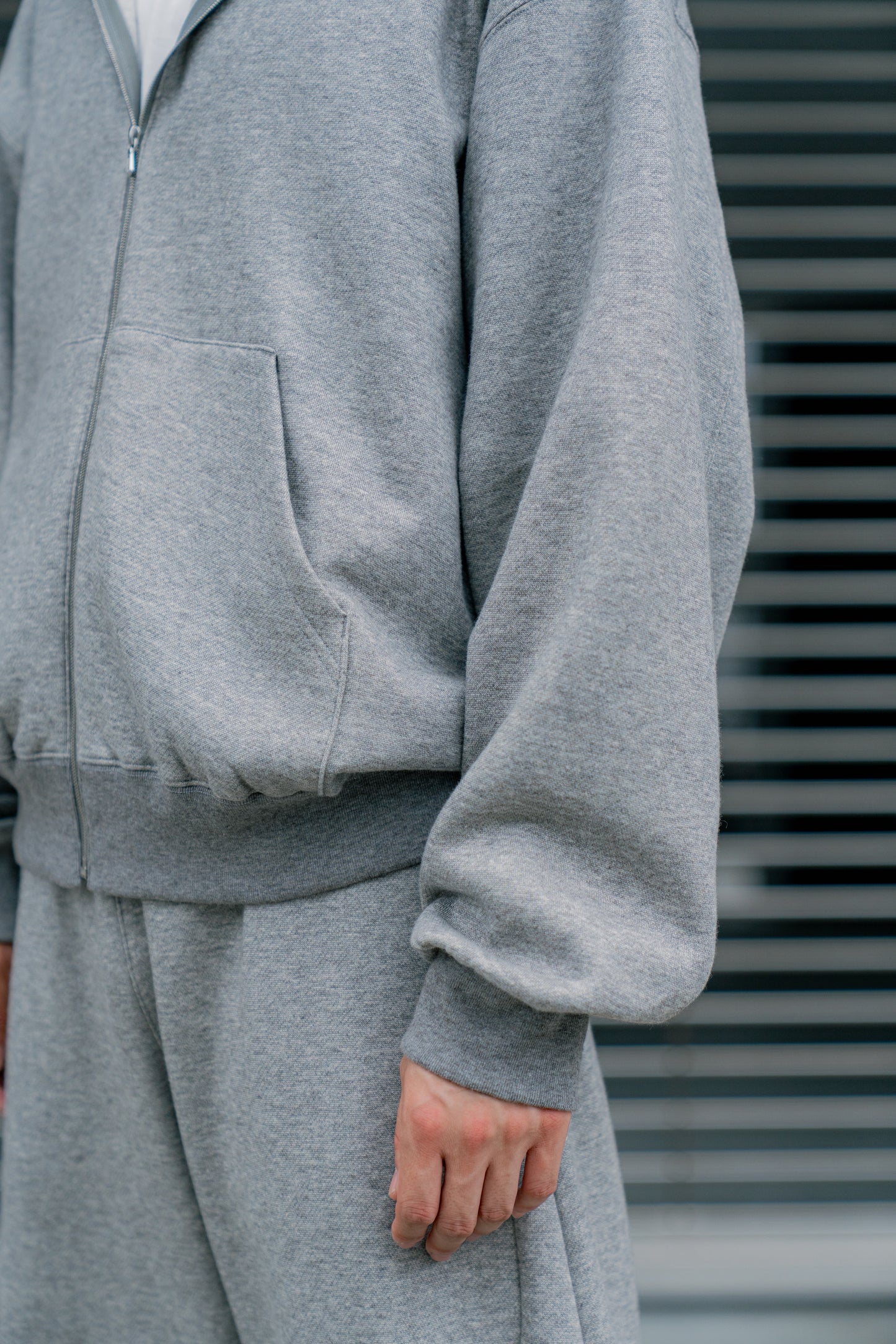 YAK/COTTON SWEAT ZIP HOODY(ST.1287)