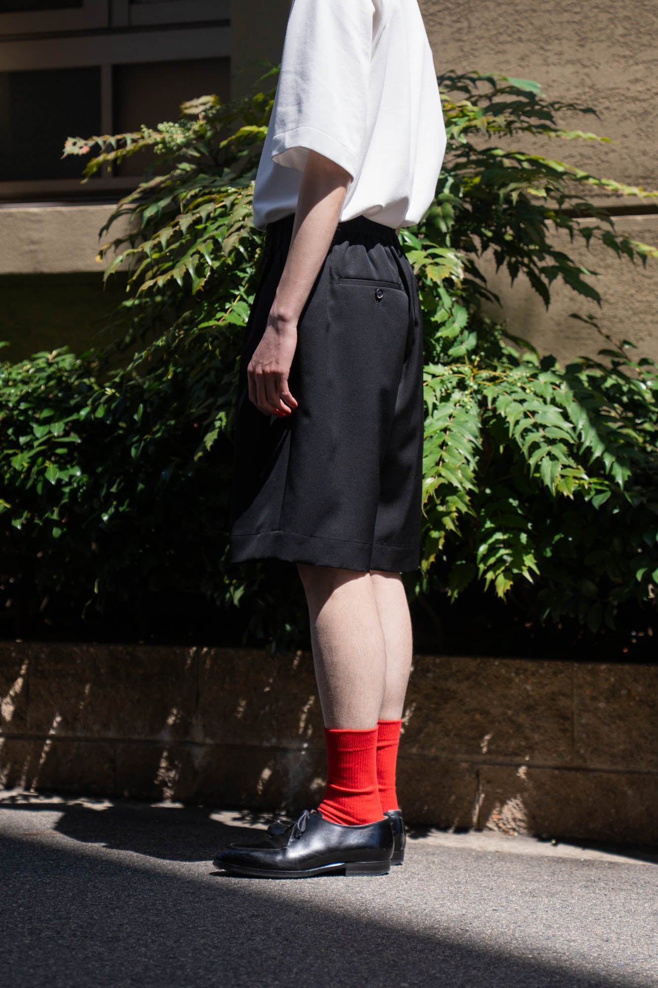 WIDE EASY SHORT TROUSERS(ST.1435)