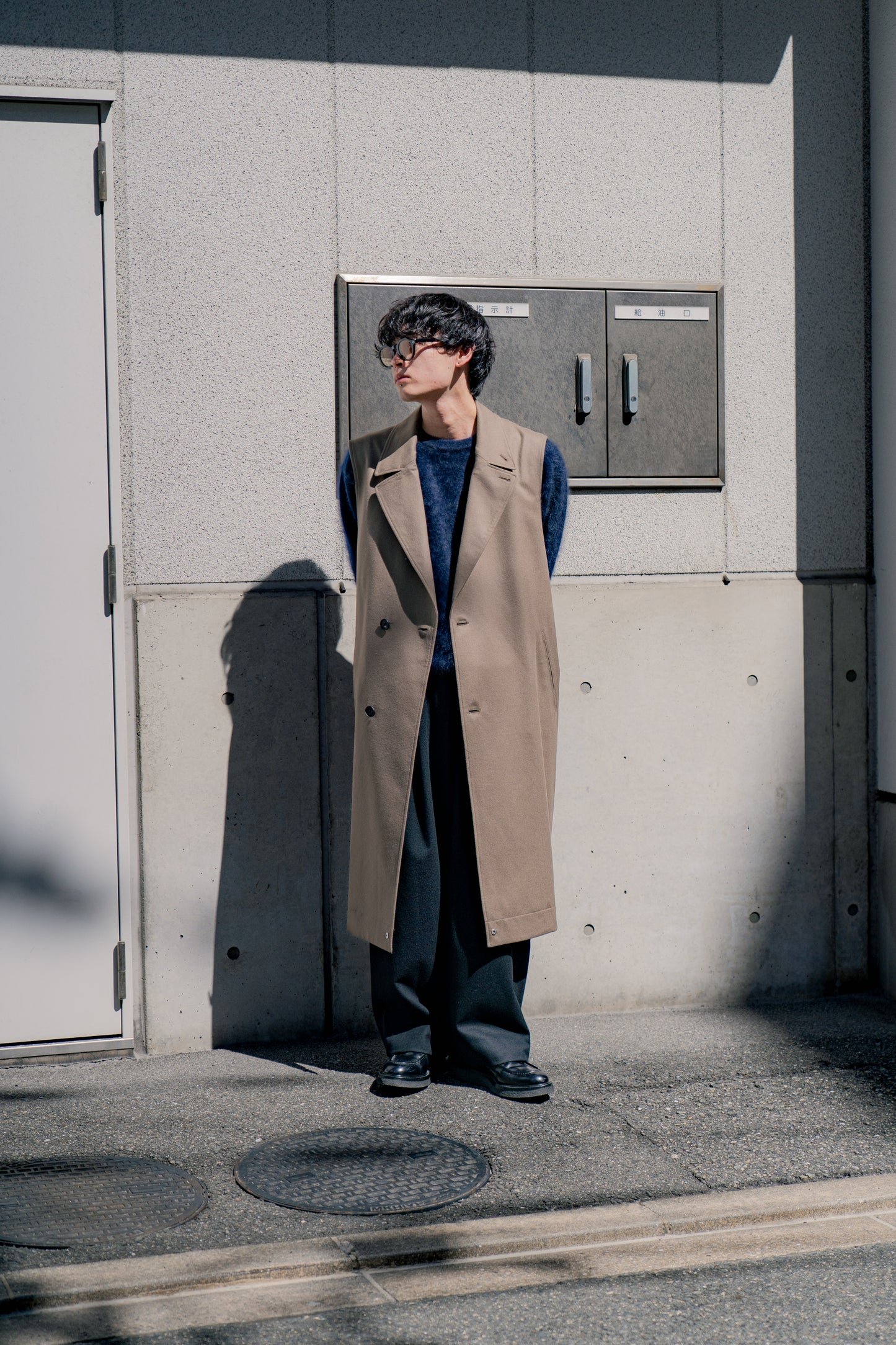 OVERSIZED DOCKING DOUBLE BREASTED COAT