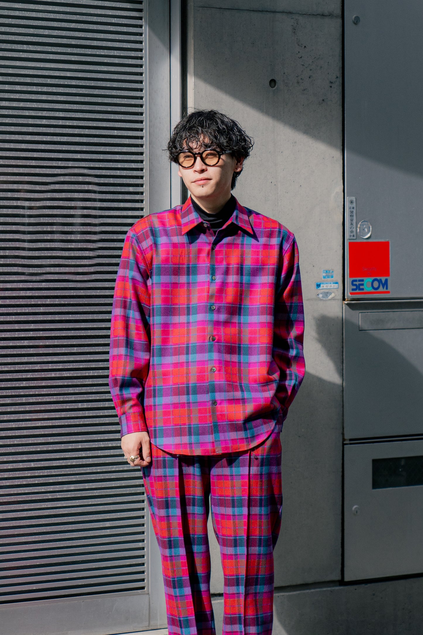 Wool Check Shirt