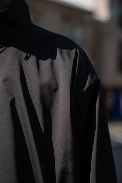 SILK-BACK STAND COLLAR ZIP JACKET(ST.1378)