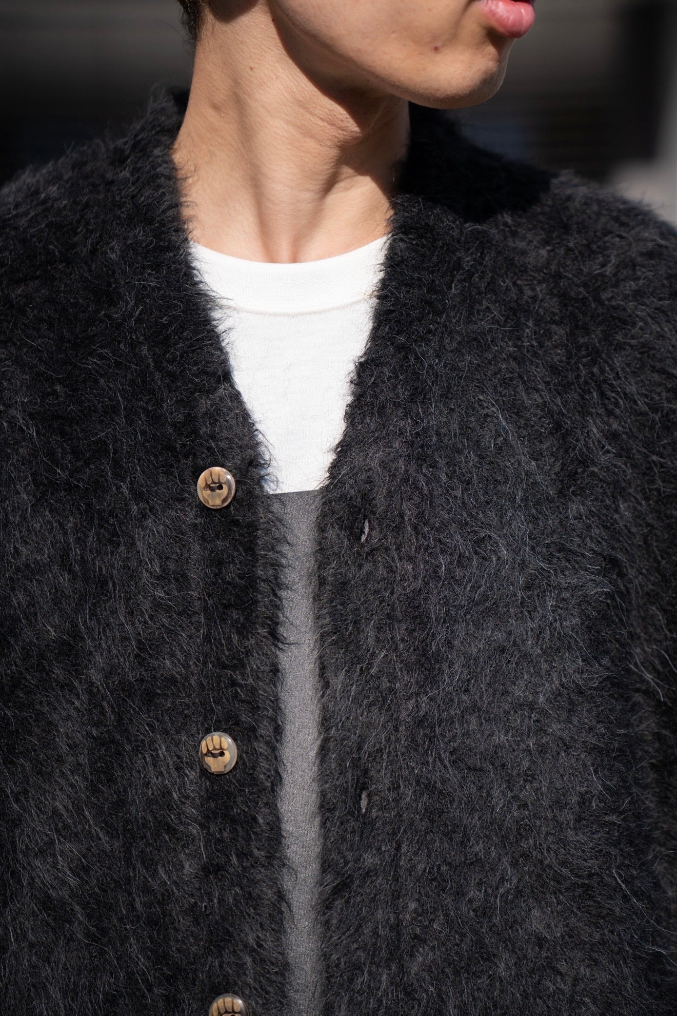 Suri Alpaca Cardigan