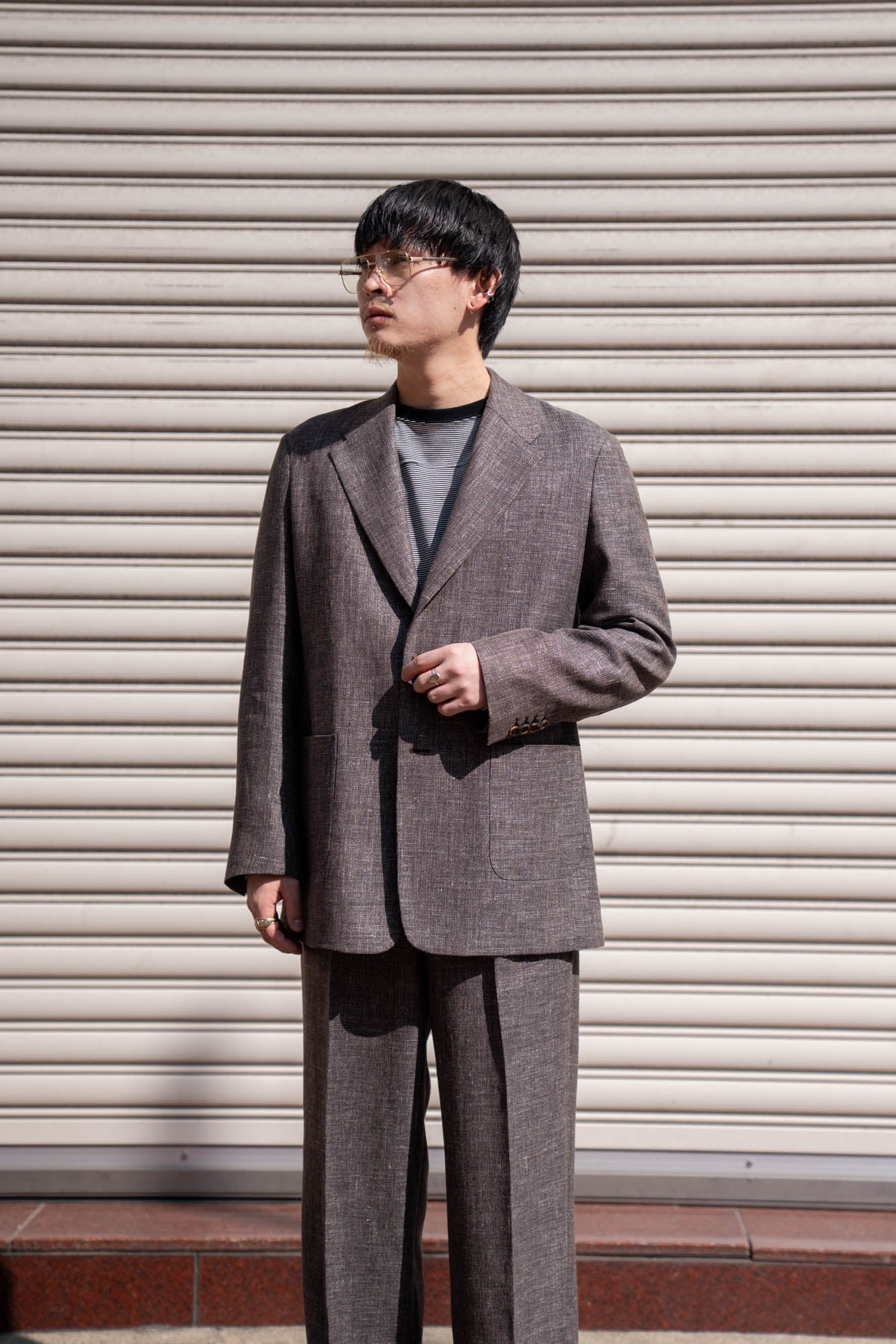WOOL LINEN 2B JACKET – sign | サイン