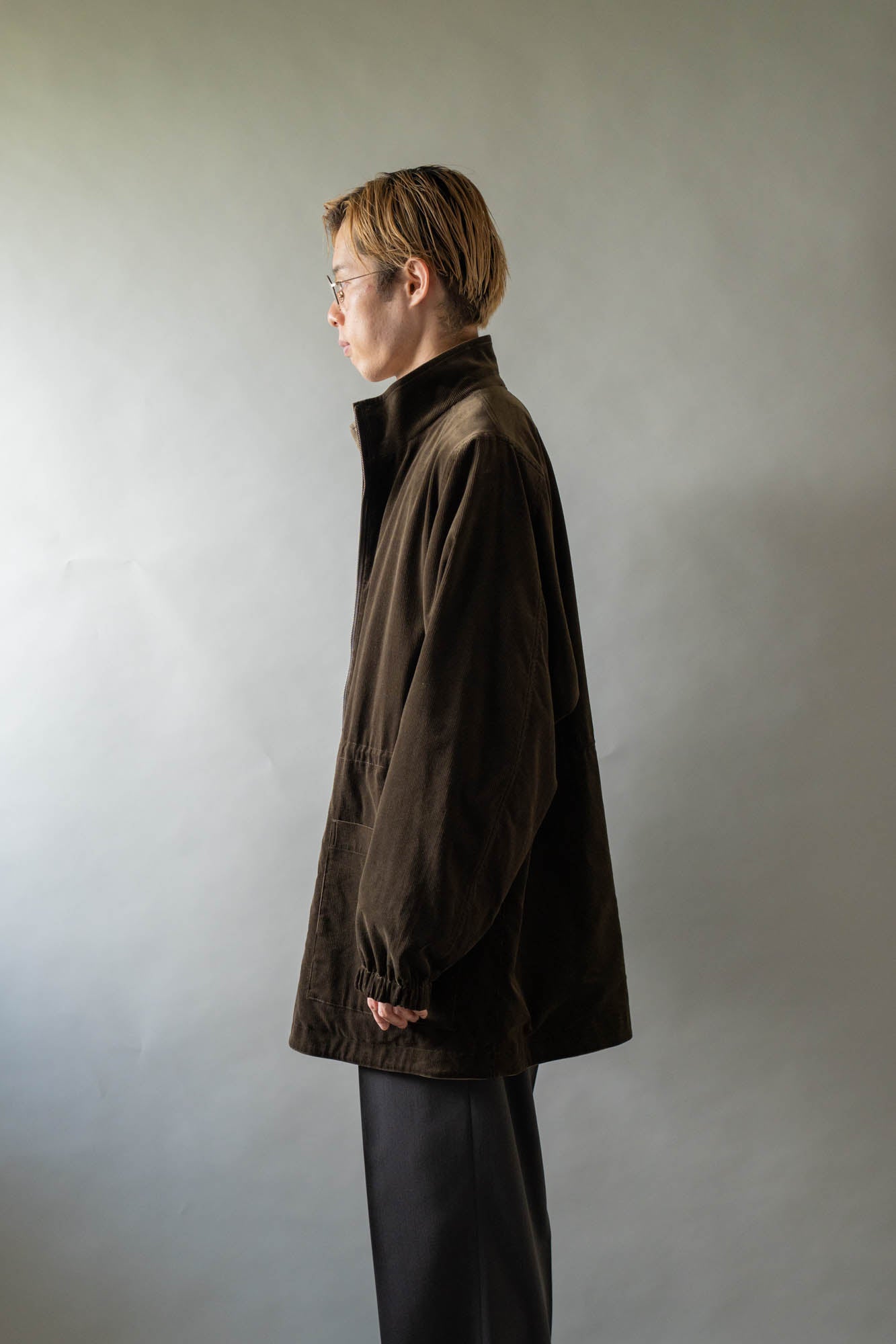 REVERSIBLE STAND-COLLAR BLOUSON