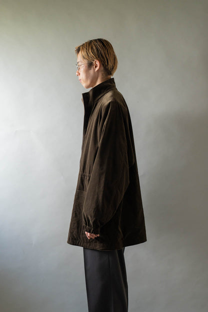 REVERSIBLE STAND-COLLAR BLOUSON
