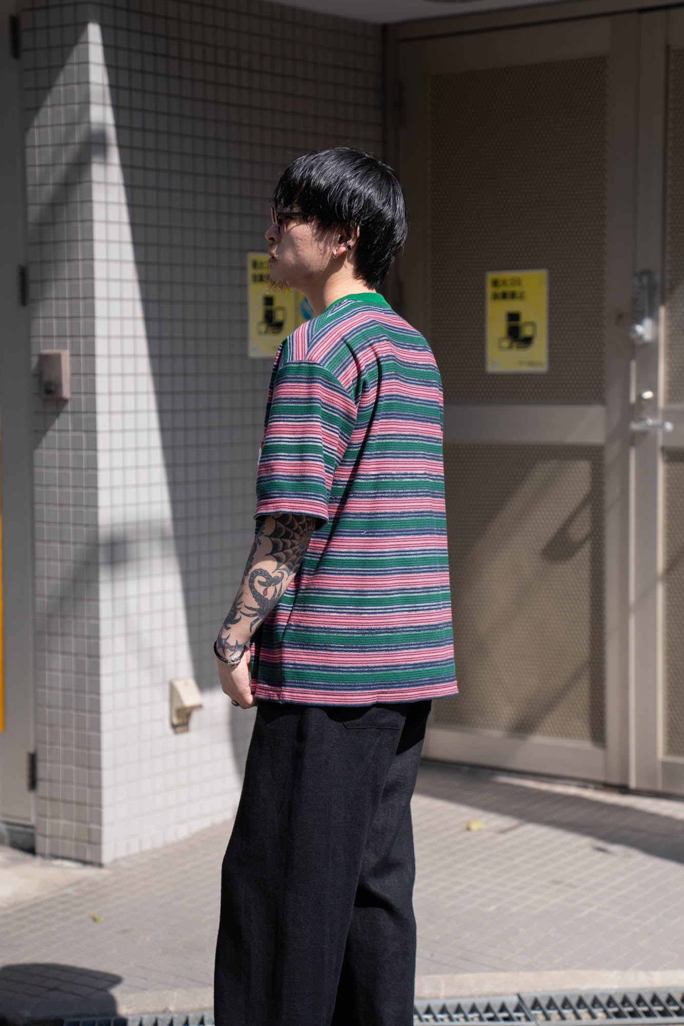 Border Knit Tee
