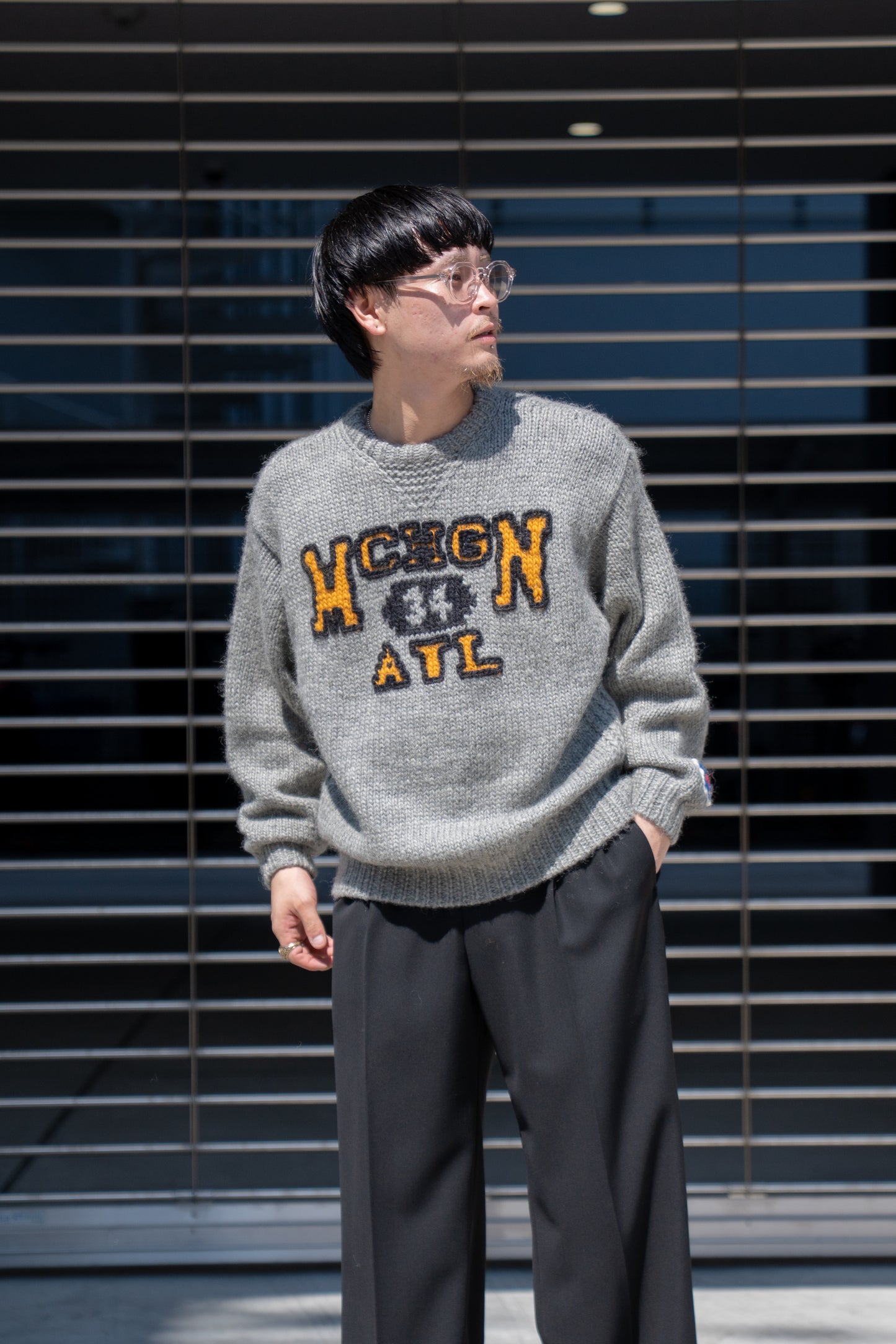 HAND KNITTING SWAETSHIRT