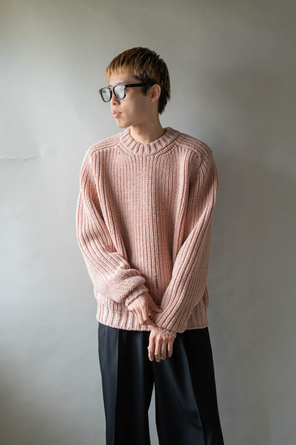 Belt. Slit Knit in Merinos d`Arles