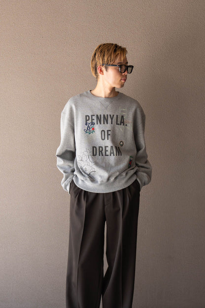 Hand-stitched sweatshirt