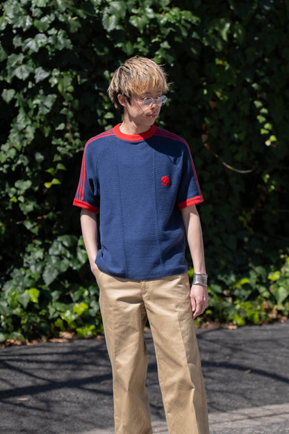 KNITTED TRAINING T-SHIRT