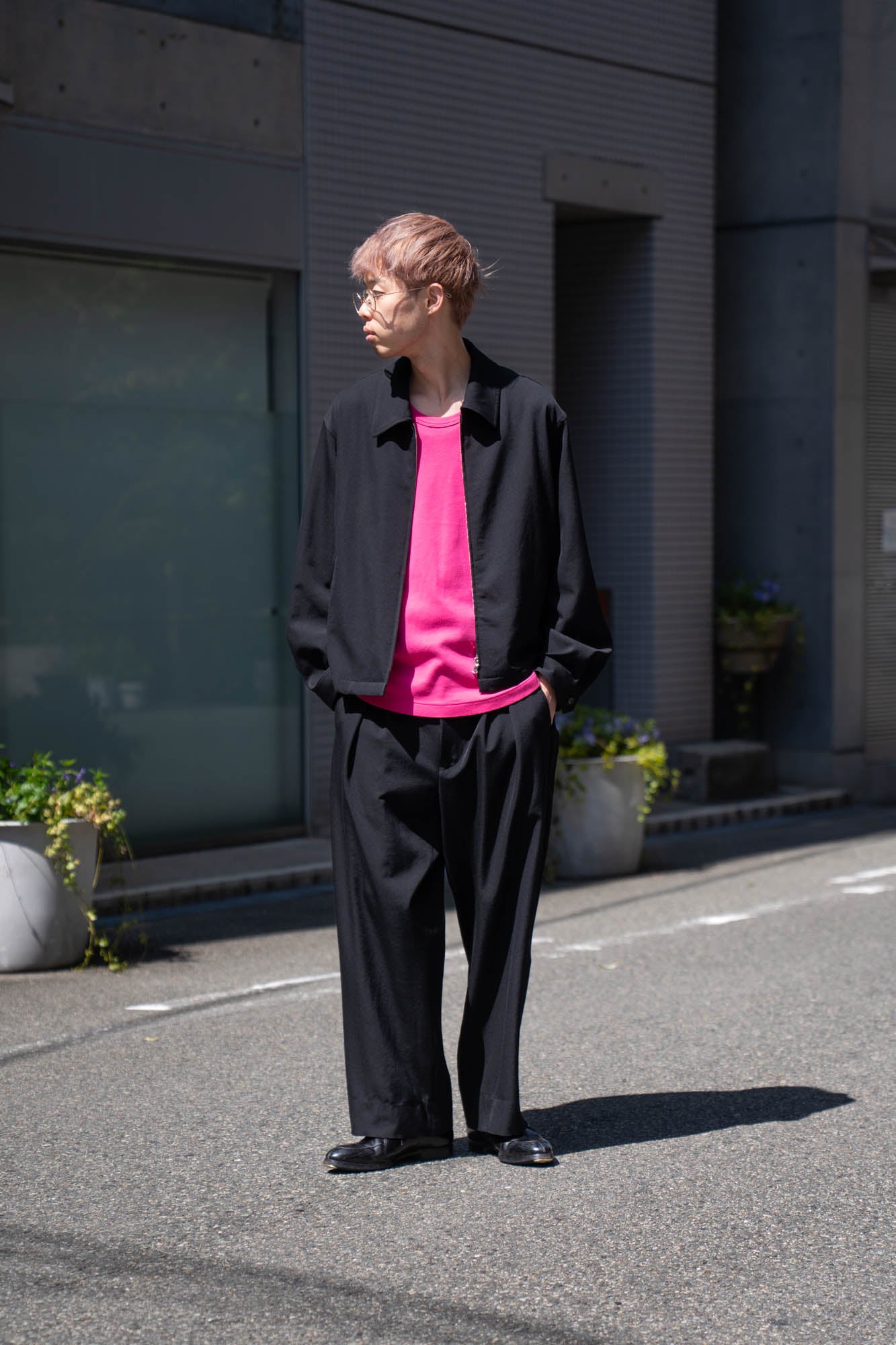 INVERTED PLEATS TROUSER