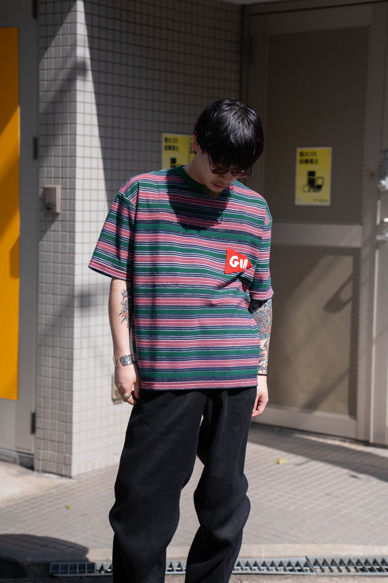 Border Knit Tee