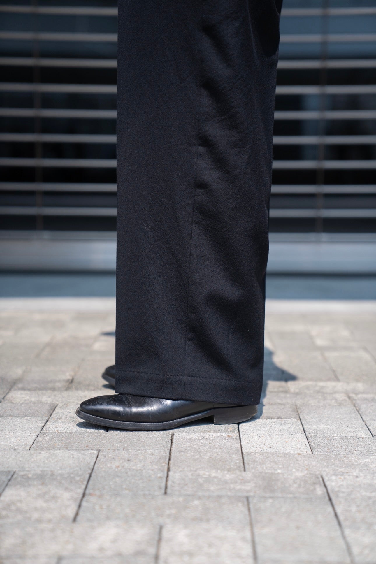 Wool Gabardine Trousers