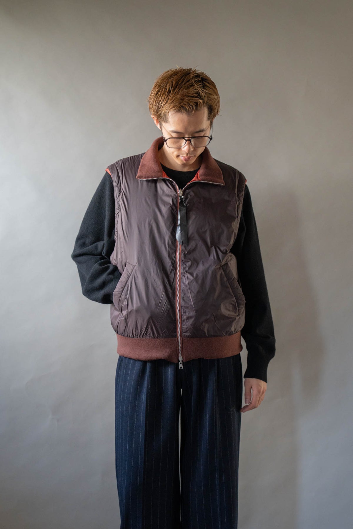 08sircus × TAION Down detachable bomber reversible