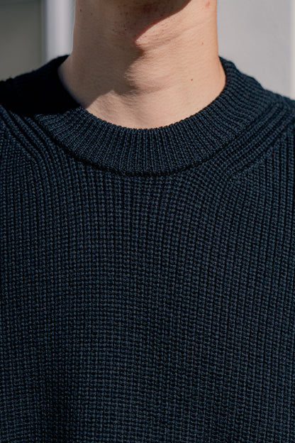 LOW GAUGE MERINO CREWNECK KNIT