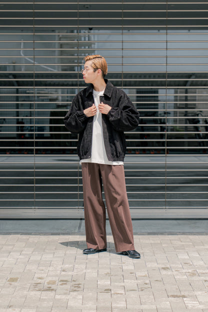 COW SUEDE ZIP SHORT JACKET(ST.1217)