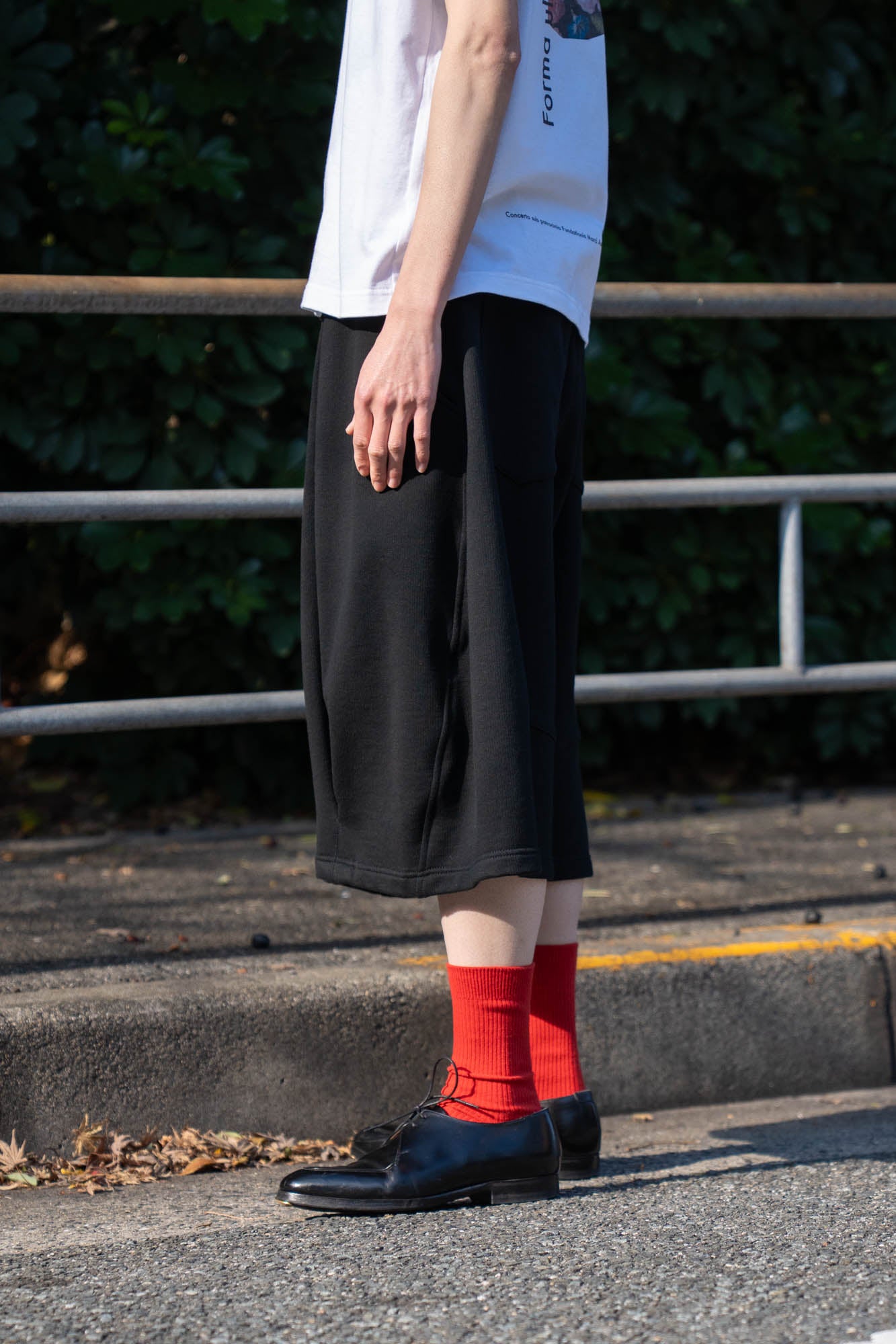 Pleated Balloon Sweat Shorts