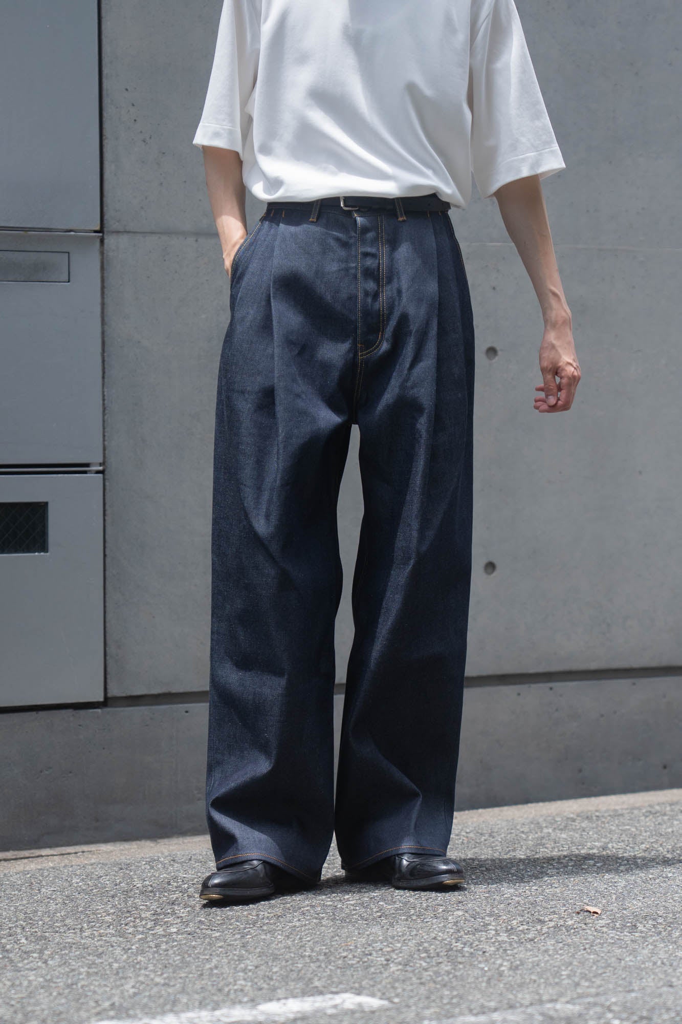 2TUCK WIDE DENIM PANTS -ENTASIS Mk-Ⅲ- | デニムパンツ SUBLATIONS