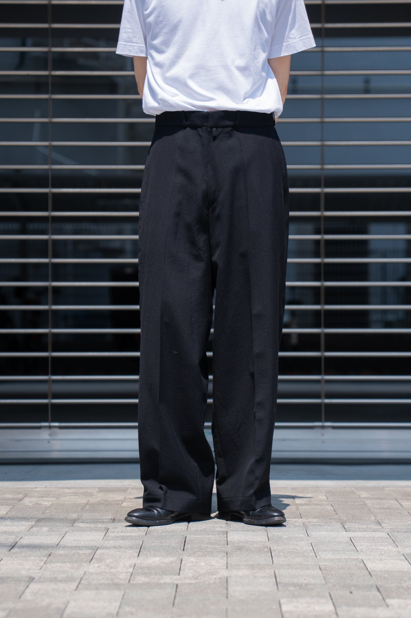 Wool Gabardine Trousers