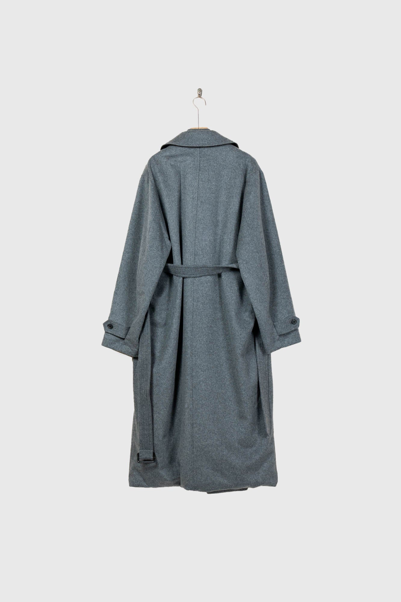 WOOL CASHMERE LAYERED COMBINATION COAT(ST.1539)