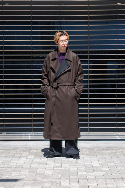 DOUBLE LAPELED DOUBLE BREASTED COAT(ST.1209)