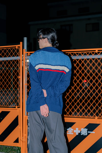 KNITTING TRACK JACKET