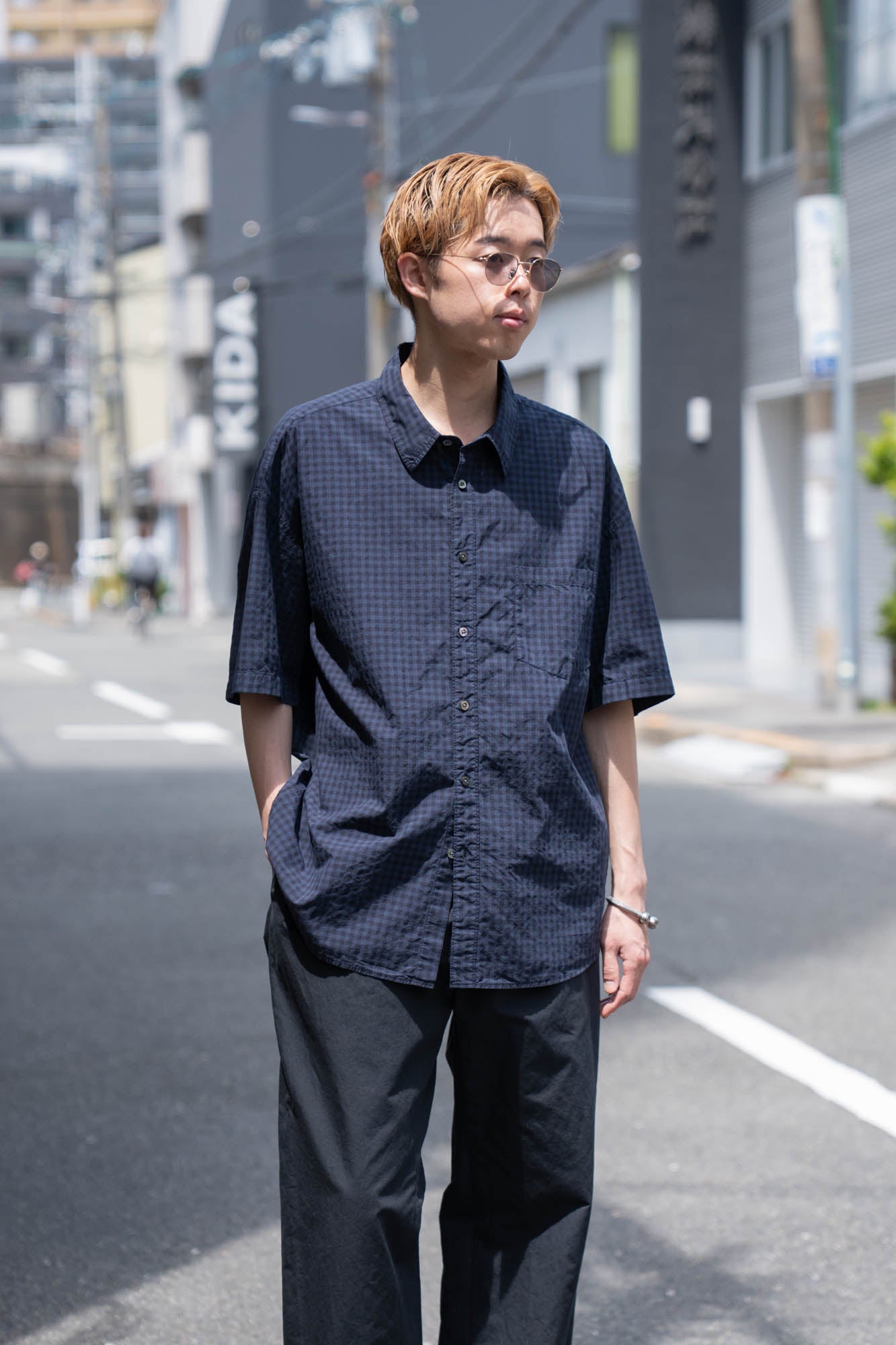 Huge Gingham Check Shirt