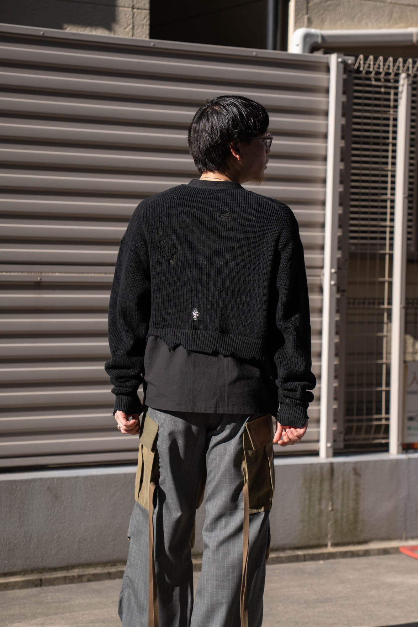 Destroyed Knit Cardigan