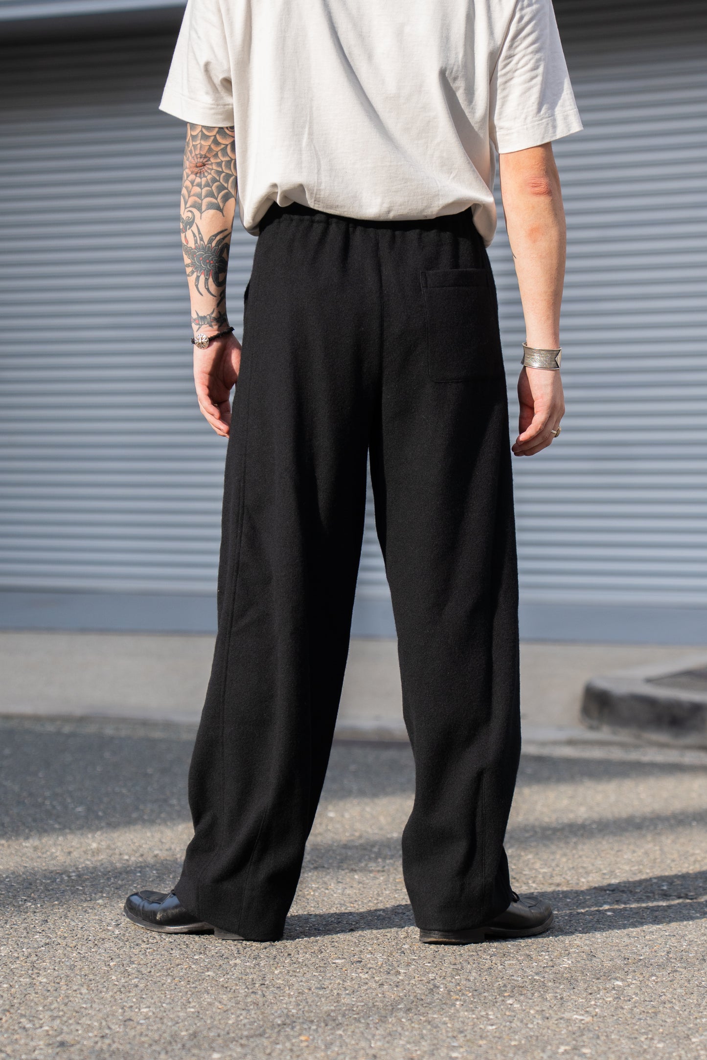 WOOL/CASHMERE FLEECE EASY TWIST TROUSERS(ST.1270)