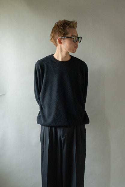 EXTRA FINE WOOL KNIT CREW NECK LS(ST.1634)