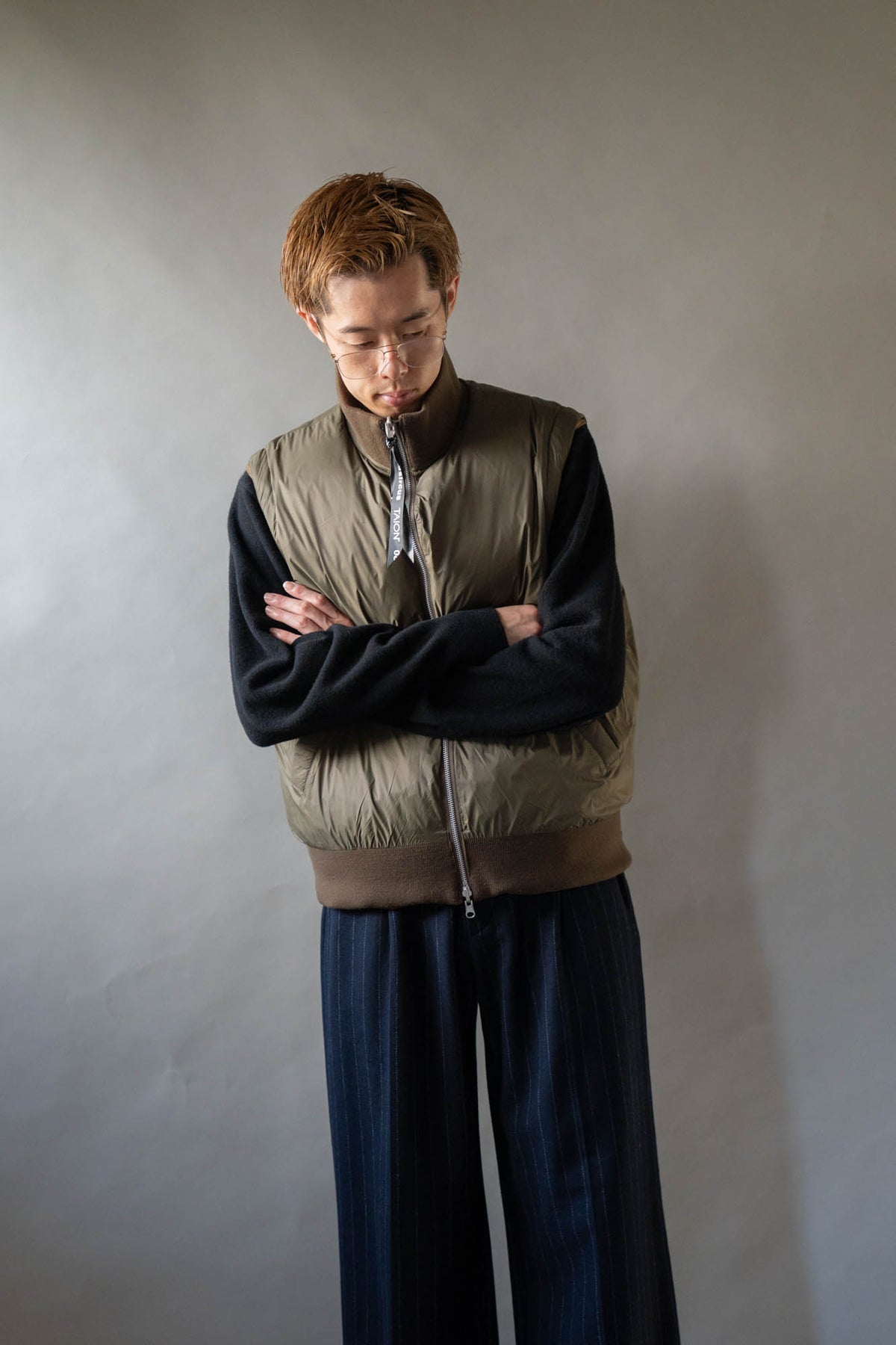 08sircus × TAION Down detachable bomber reversible