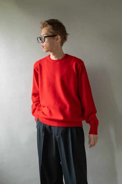 EXTRA FINE WOOL KNIT CREW NECK LS(ST.1634)