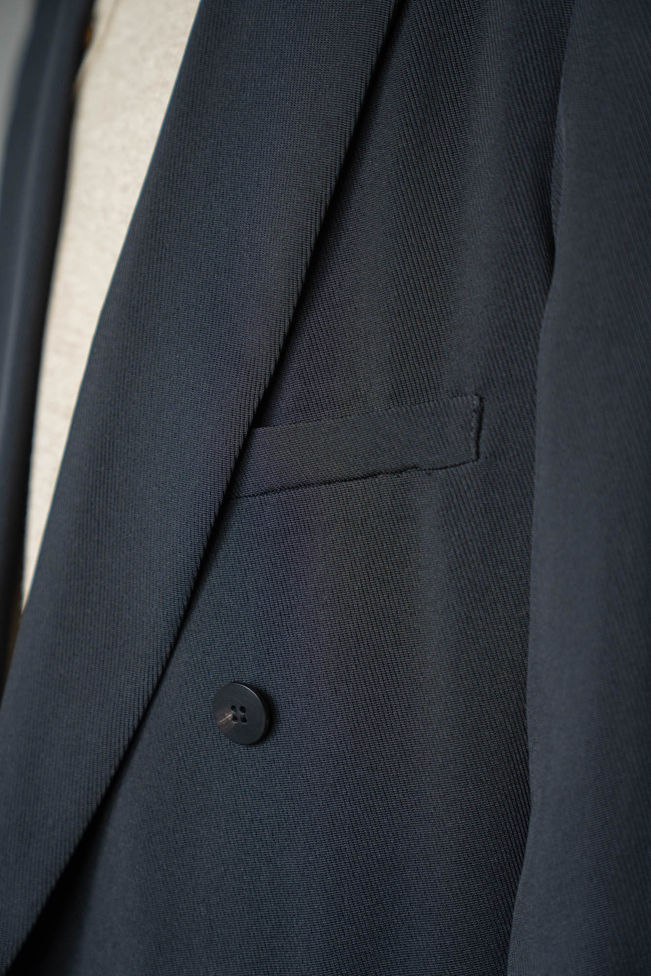 Double-breasted Jacket in Rayon Tricotine