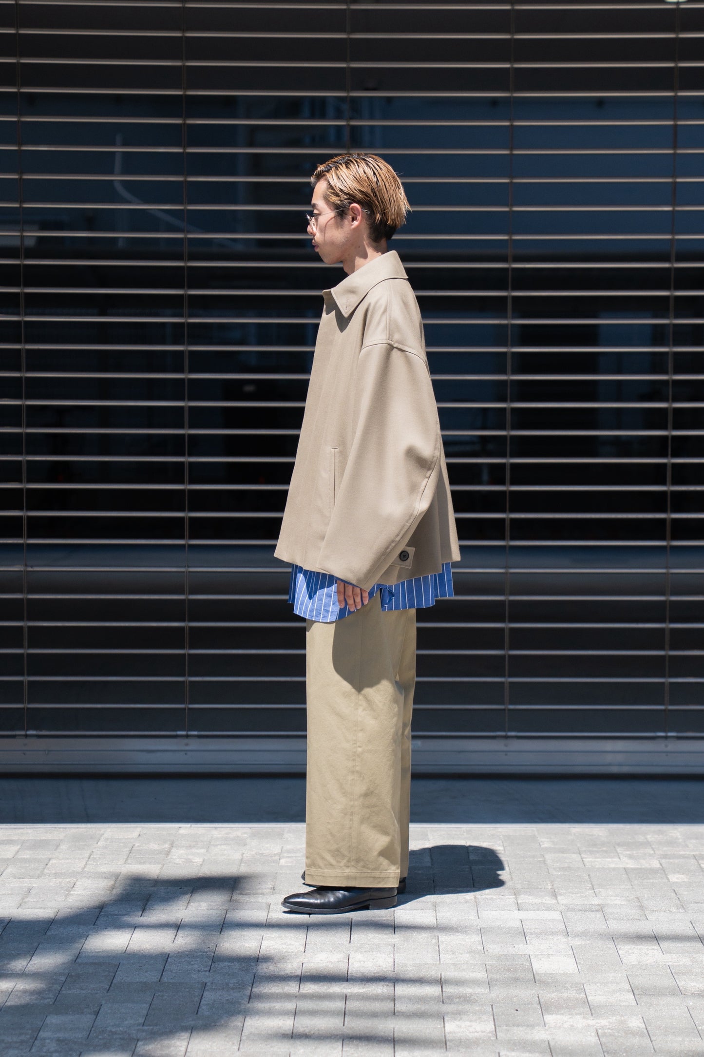 WOOL OVERSIZE SHORT COAT