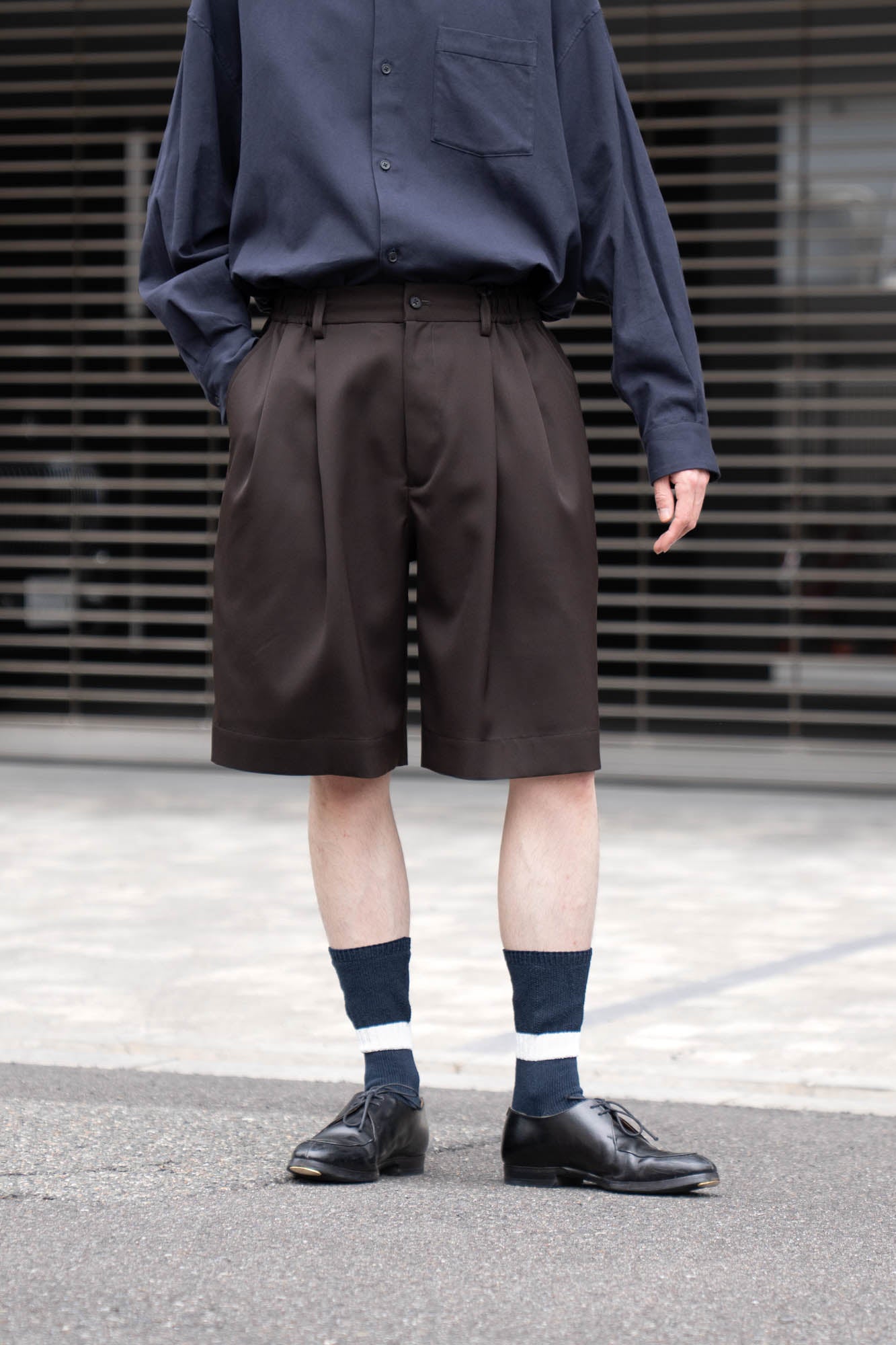 WIDE EASY SHORT TROUSERS(ST.1435)