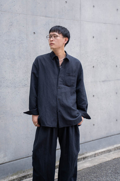Linen Silk Wide Shirts