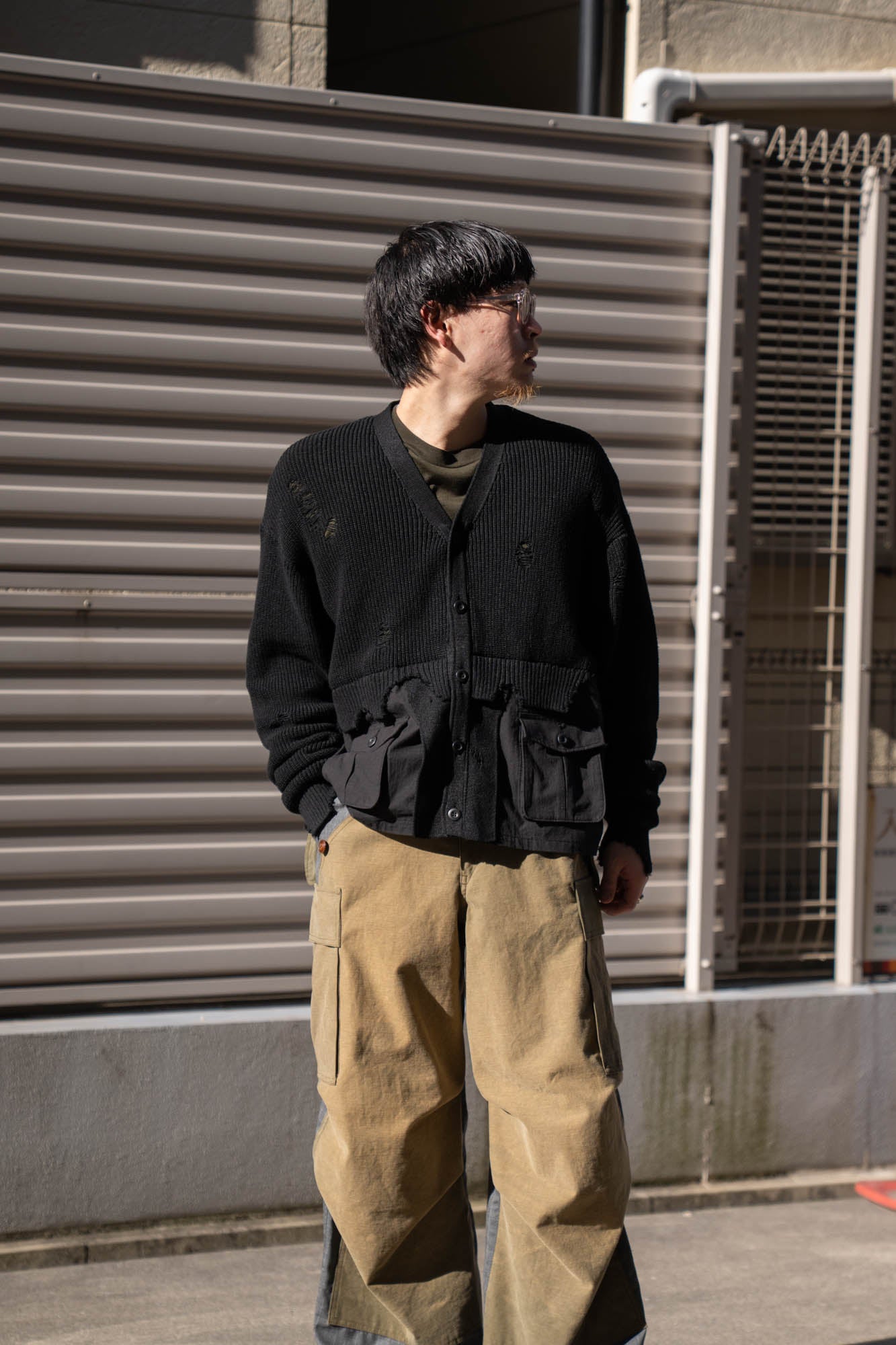 Destroyed Knit Cardigan