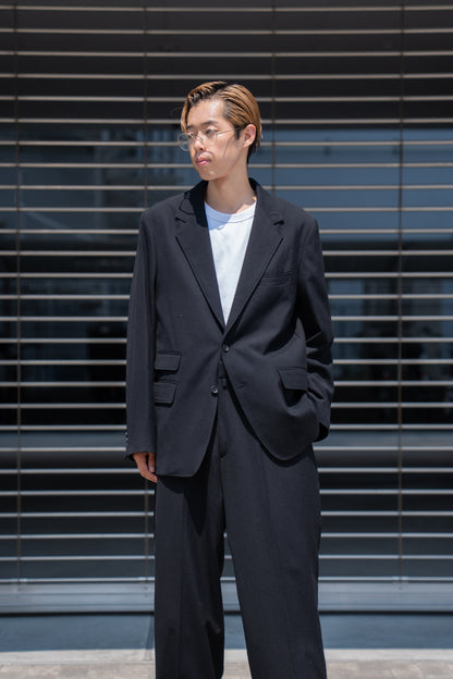 Wool Gabardine 2B Jacket