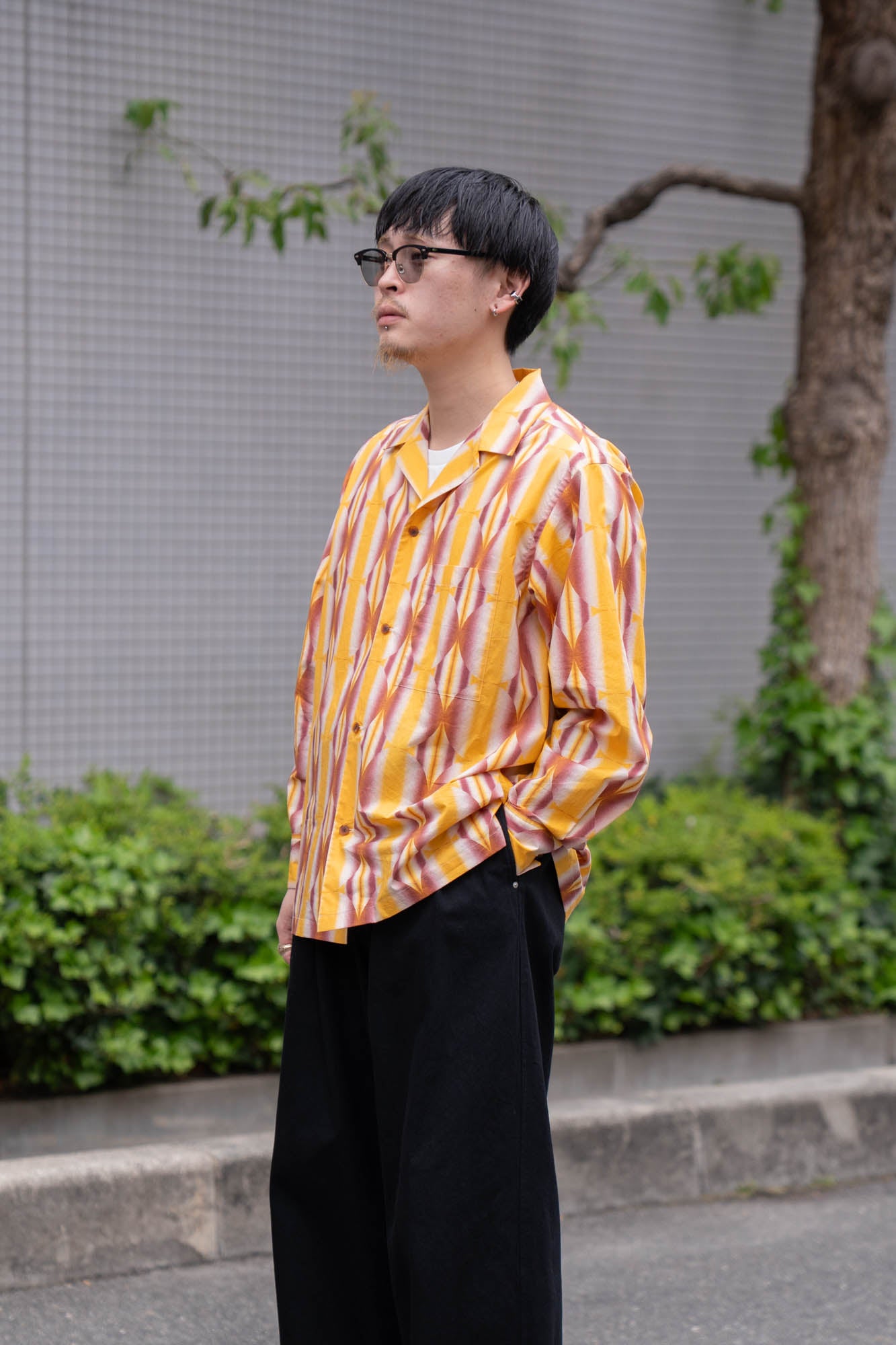 BEAUTEX GRADATION PRINT SHIRT