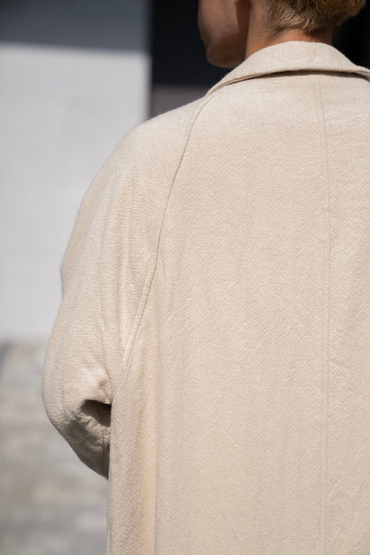 Classic Wool Balmacaan Coat